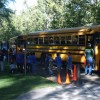 School Kids Day - being dropped off from the bus