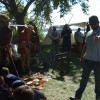 Mountain Men - getting ready to shoot the gun