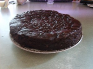 triple chocolate cake